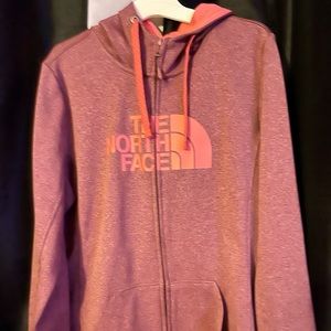 Authentic The North Face fleece lined hoodie